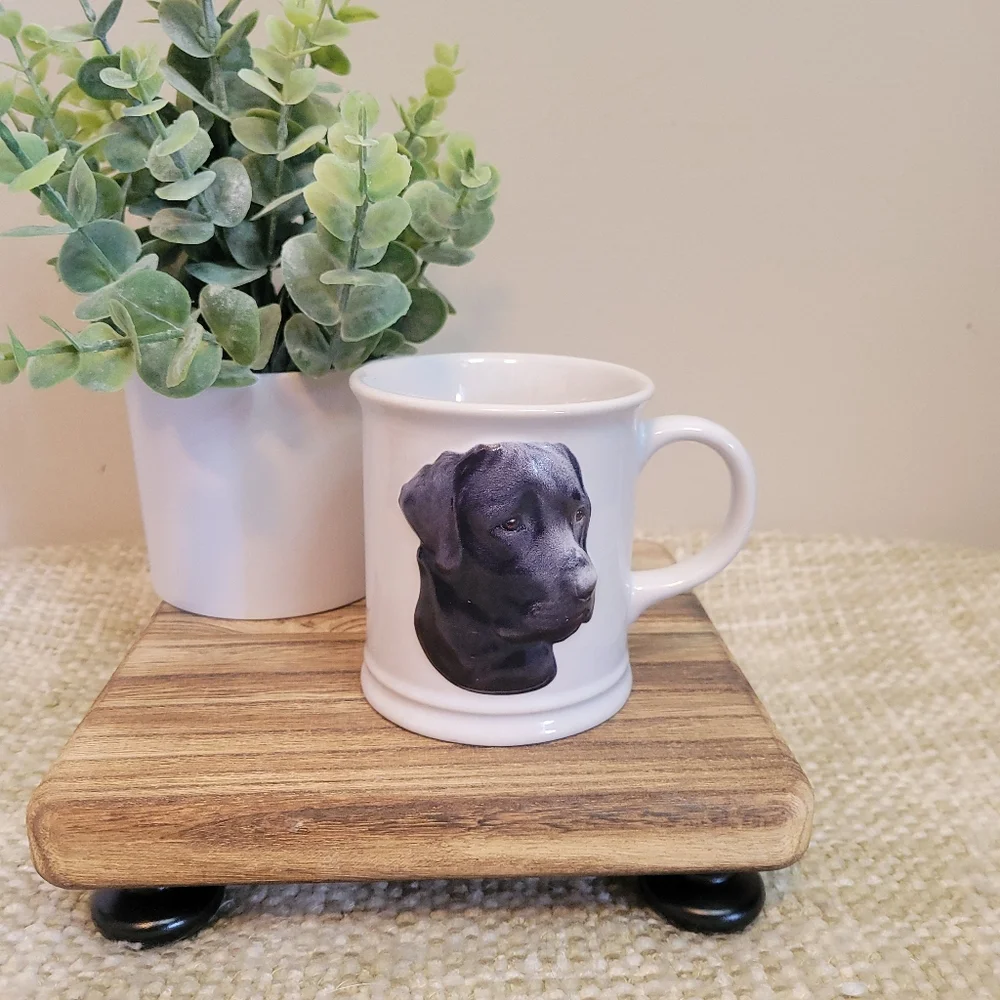Black Lab Dog 3D Vintage Coffee Mug Xpres Best Friends Originals Labrador Cup - Picture 7 of 8